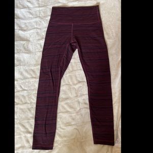Lululemon leggings size 6 Spacedye